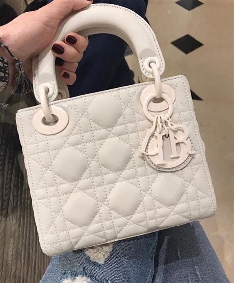 dior white small bag|lady dior small bag.